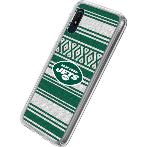 NFL New York Jets Trailblazer Galaxy A10e Clear Case