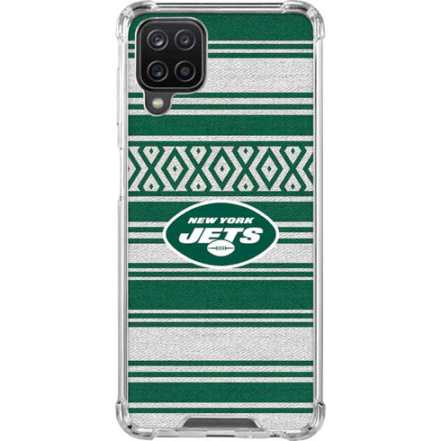 NFL New York Jets Trailblazer Galaxy A12 Clear Case