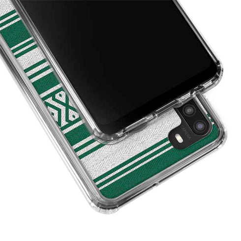 NFL New York Jets Trailblazer Galaxy A21 Clear Case