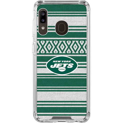 NFL New York Jets Trailblazer Galaxy A30 Clear Case