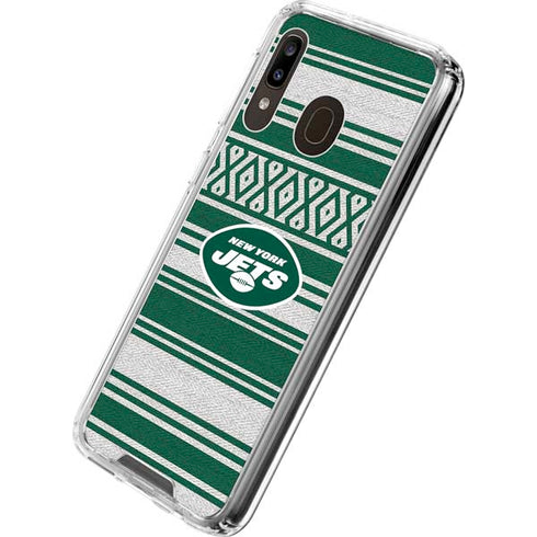 NFL New York Jets Trailblazer Galaxy A30 Clear Case