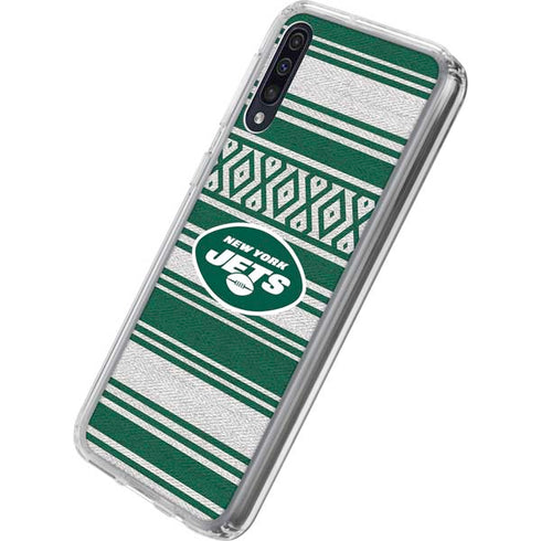 NFL New York Jets Trailblazer Galaxy A50 Clear Case