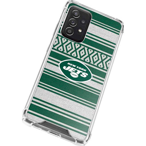 NFL New York Jets Trailblazer Galaxy A72 5G Clear Case