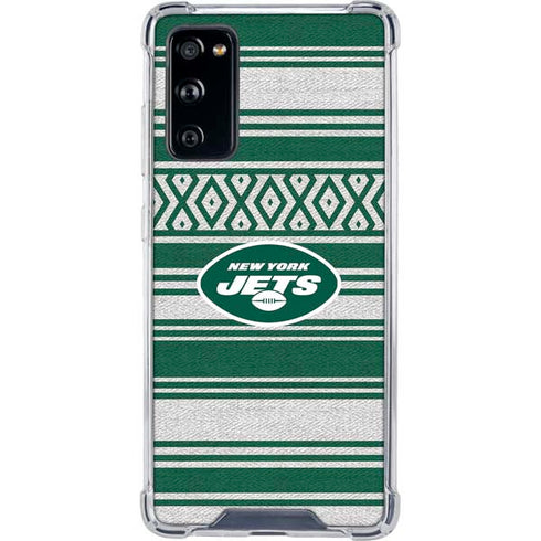 NFL New York Jets Trailblazer Galaxy S20 FE Clear Case