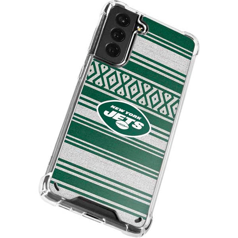 NFL New York Jets Trailblazer Galaxy S21 Plus 5G Clear Case