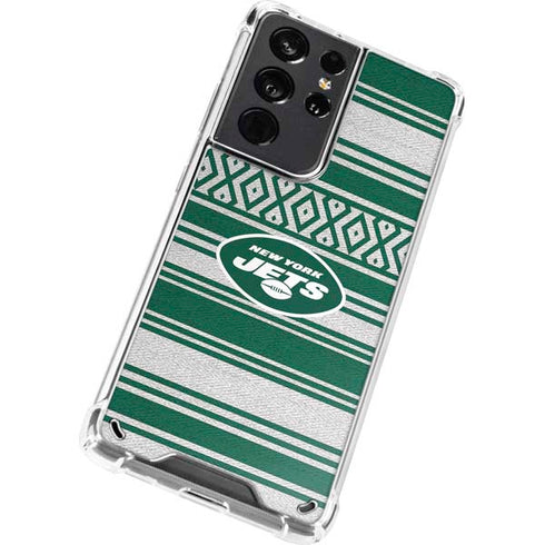 NFL New York Jets Trailblazer Galaxy S21 Ultra 5G Clear Case
