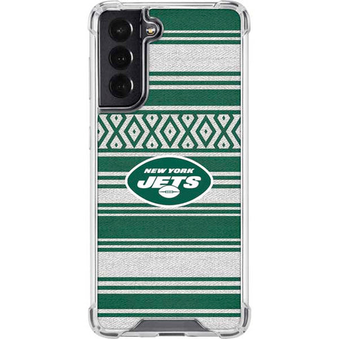 NFL New York Jets Trailblazer Galaxy S22 Clear Case
