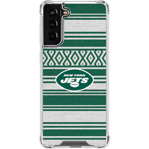 NFL New York Jets Trailblazer Galaxy S22 Plus Clear Case
