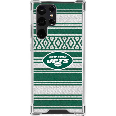 NFL New York Jets Trailblazer Galaxy S24 Ultra Clear Case