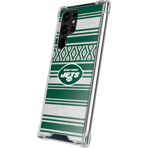 NFL New York Jets Trailblazer Galaxy S24 Ultra Clear Case
