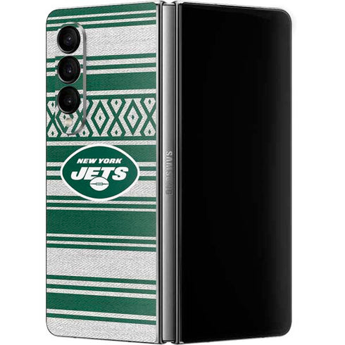 NFL New York Jets Trailblazer Galaxy Z Fold4 5G Skin