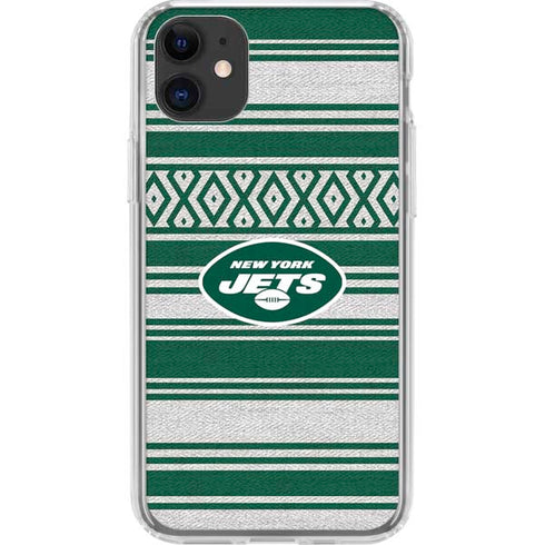 NFL New York Jets Trailblazer iPhone 11 Clear Case