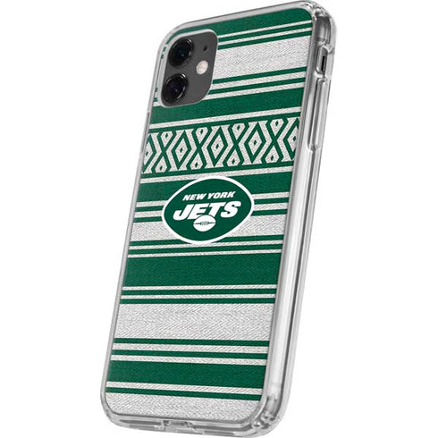 NFL New York Jets Trailblazer iPhone 11 Clear Case