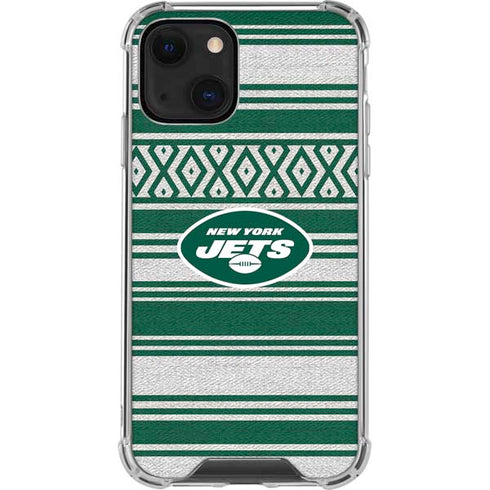 NFL New York Jets Trailblazer iPhone 13 Mini Clear Case