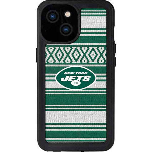NFL New York Jets Trailblazer iPhone 13 Mini Waterproof Case