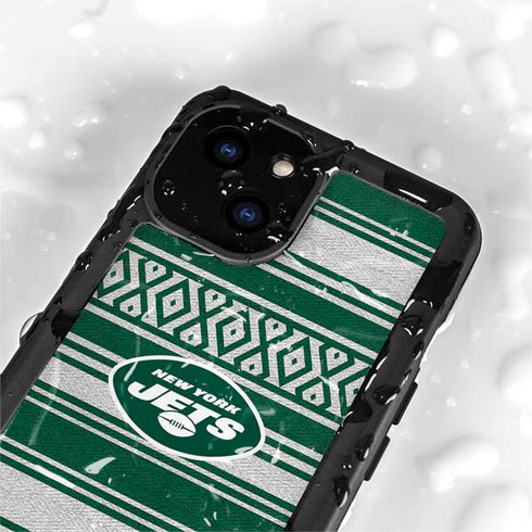 NFL New York Jets Trailblazer iPhone 13 Mini Waterproof Case