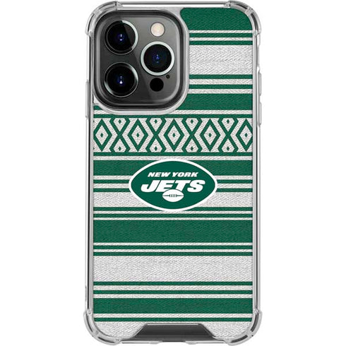 NFL New York Jets Trailblazer iPhone 13 Pro Clear Case