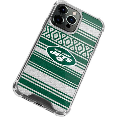 NFL New York Jets Trailblazer iPhone 13 Pro Max Clear Case