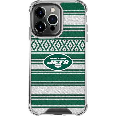 NFL New York Jets Trailblazer iPhone 15 Pro Clear Case