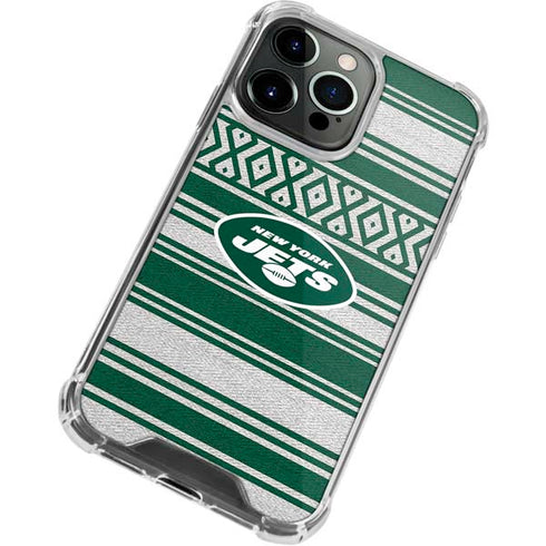 NFL New York Jets Trailblazer iPhone 14 Pro Clear Case
