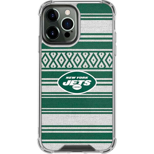 NFL New York Jets Trailblazer iPhone 14 Pro Max Clear Case