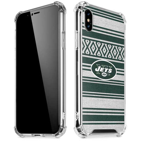 NFL New York Jets Trailblazer iPhone X/XS Clear Case
