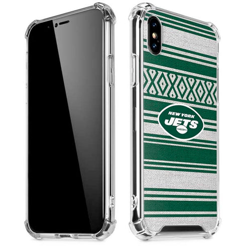 NFL New York Jets Trailblazer iPhone XS Max Clear Case