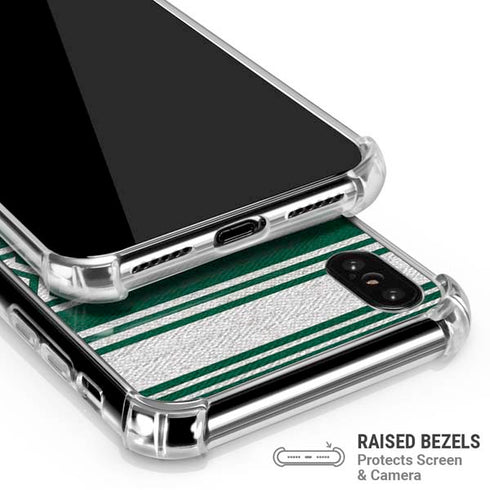 NFL New York Jets Trailblazer iPhone XS Max Clear Case