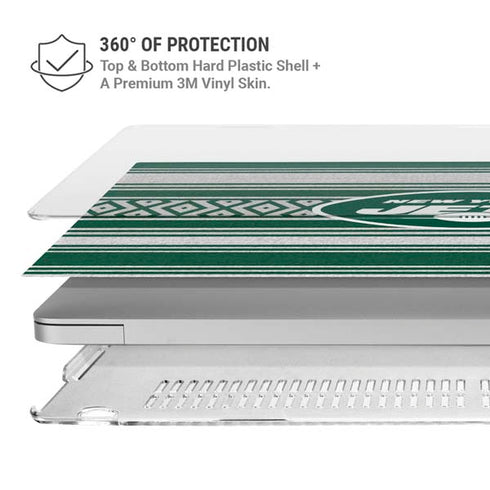 NFL New York Jets Trailblazer MacBook Pro 16in (2019-20) Case plus Skin