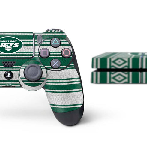 NFL New York Jets Trailblazer PS4 Console and Controller Bundle Skin