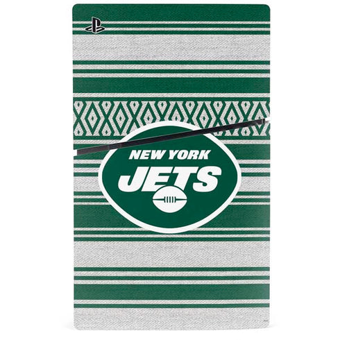 NFL New York Jets Trailblazer PS5 Slim Disk Console Skin