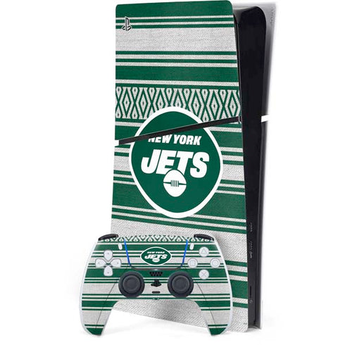 NFL New York Jets Trailblazer PS5 Slim Digital Edition Bundle Skin