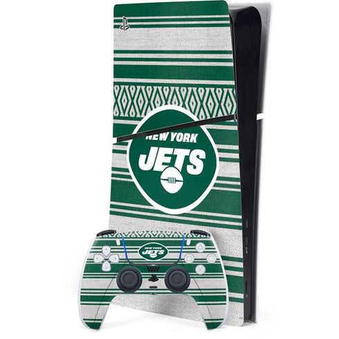 NFL New York Jets Trailblazer PS5 Slim Digital Edition Console Skin