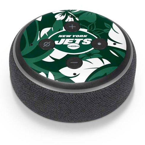 NFL New York Jets Tropical Print Amazon Echo Dot Skin