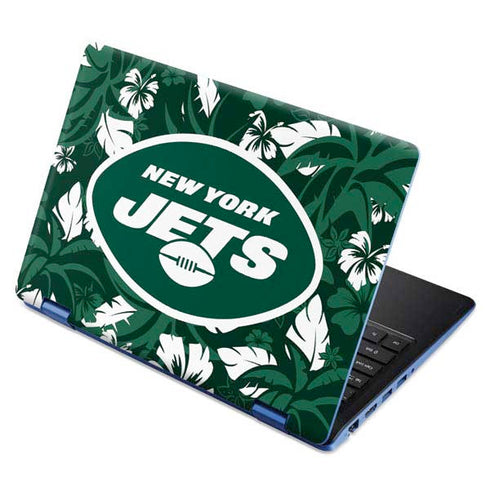 NFL New York Jets Tropical Print Aspire R11 11.6in Skin