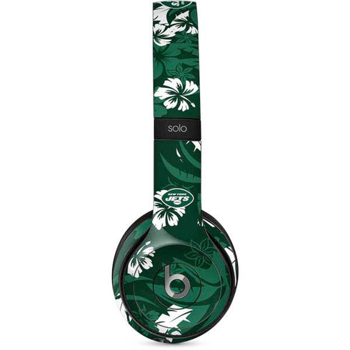 NFL New York Jets Tropical Print Beats Solo 2 Wired Skin