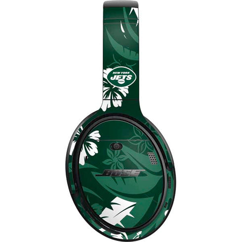 NFL New York Jets Tropical Print Bose QuietComfort 35 Headphones Skin