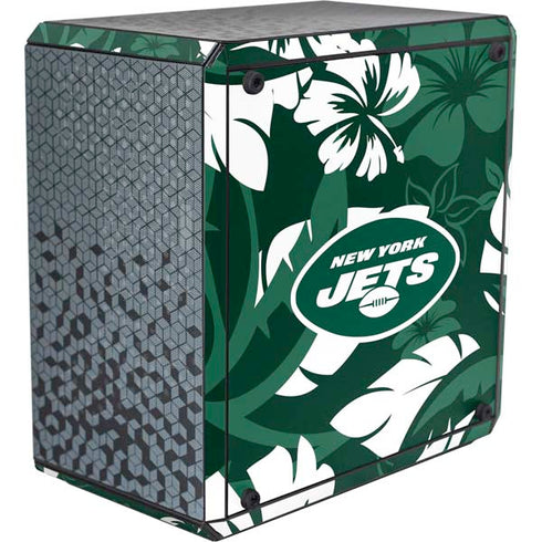NFL New York Jets Tropical Print Cooler Master MasterBox Q300L Mini Tower Skin