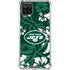 NFL New York Jets Tropical Print Galaxy A12 Clear Case