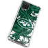 NFL New York Jets Tropical Print Galaxy A12 Clear Case