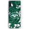 NFL New York Jets Tropical Print Galaxy A50 Clear Case