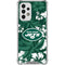 NFL New York Jets Tropical Print Galaxy A53 5G Clear Case