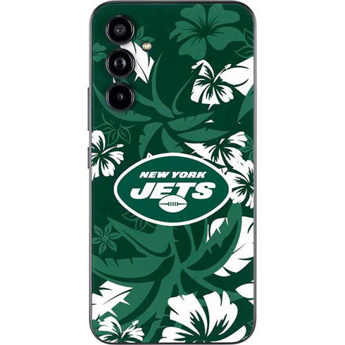 NFL New York Jets Tropical Print Galaxy A54 5G Skin