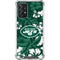 NFL New York Jets Tropical Print Galaxy A72 5G Clear Case