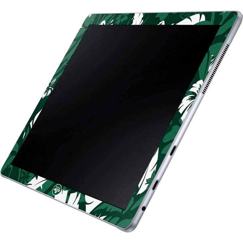 NFL New York Jets Tropical Print Galaxy Book 12in Skin