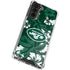 NFL New York Jets Tropical Print Galaxy S21 5G Clear Case