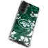 NFL New York Jets Tropical Print Galaxy S21 Plus 5G Clear Case