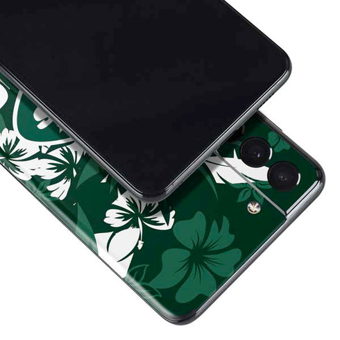 NFL New York Jets Tropical Print Galaxy S21 Plus 5G Skin