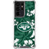 NFL New York Jets Tropical Print Galaxy S21 Ultra 5G Clear Case