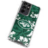 NFL New York Jets Tropical Print Galaxy S21 Ultra 5G Clear Case